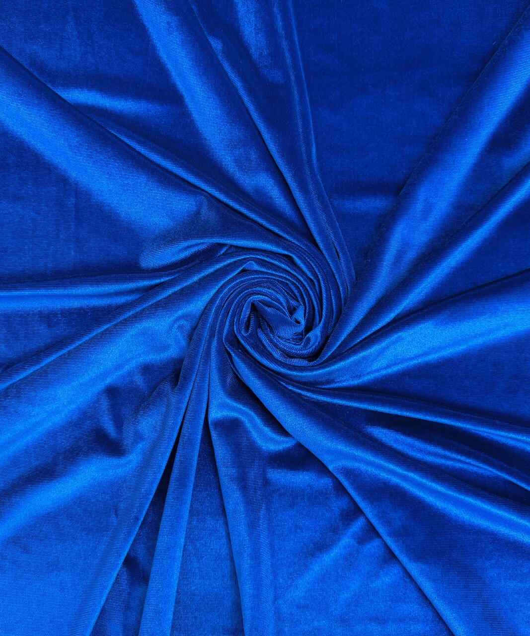 Royal Blue Stretch Velvet Fabric by the Yard, 58" Wide Plush Velvet 4-Way Stretch